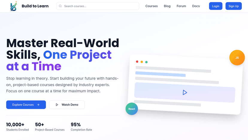 Build to Learn